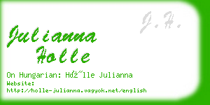 julianna holle business card